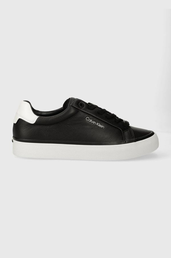 Calvin Klein Superge Calvin Klein VULC LACE UP - DIAMOND FOXING črna barva, HW0HW01865