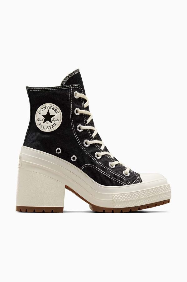 Converse Superge Converse Chuck 70 De Luxe Heel ženske, črna barva, A05347C