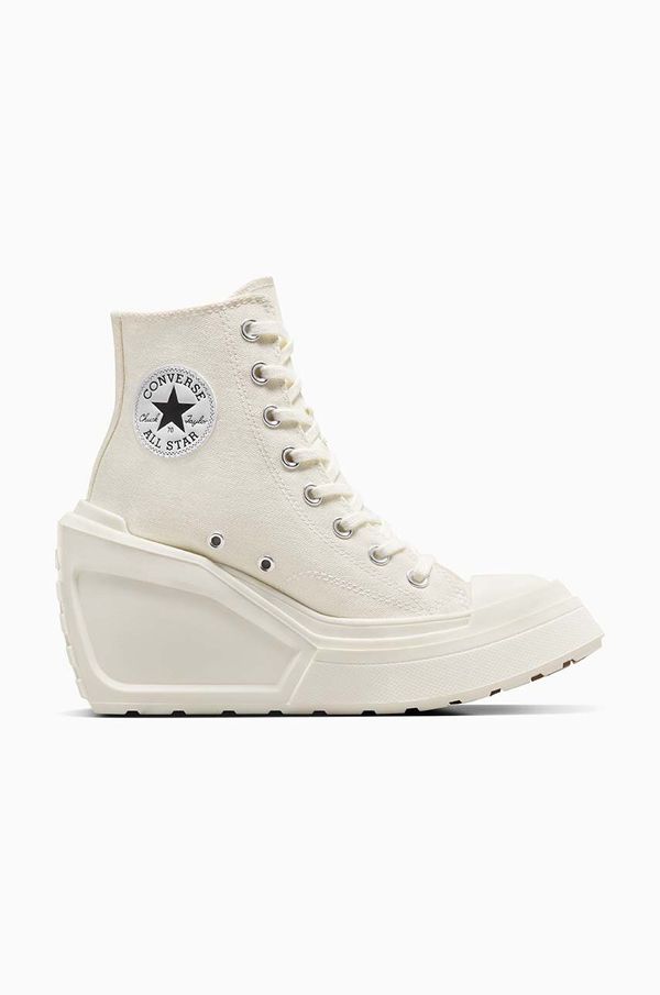 Converse Superge Converse Chuck 70 De Luxe Wedge ženske, bela barva, A06479C