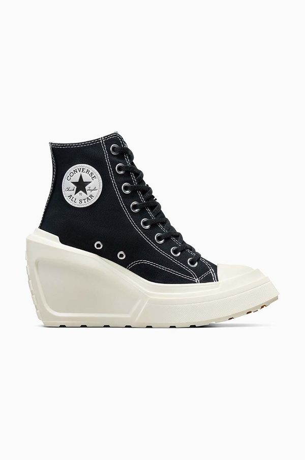 Converse Superge Converse Chuck 70 De Luxe Wedge ženske, črna barva, A06478C