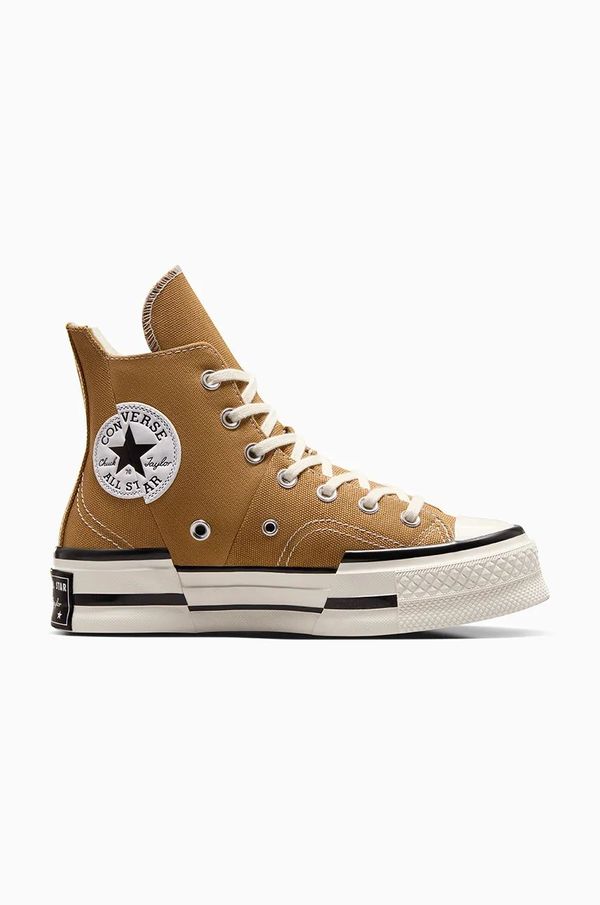 Converse Superge Converse Chuck 70 Plus ženske, rjava barva, A12321C