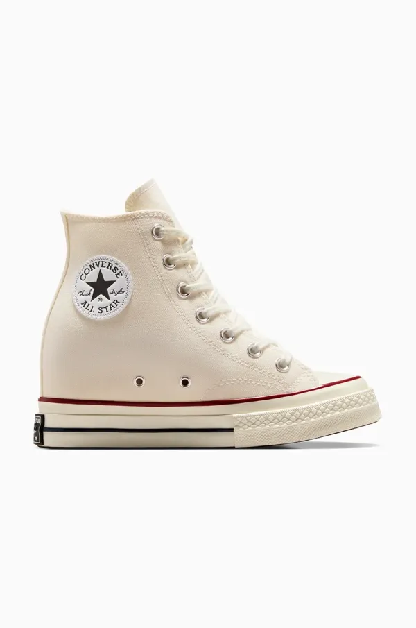 Converse Superge Converse Chuck 70 ženske, bela barva, A12562C