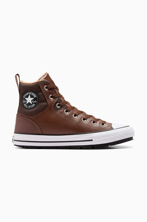 Converse Superge Converse Chuck Taylor All Star Berkshire Boot moške, rjava barva, A08562C