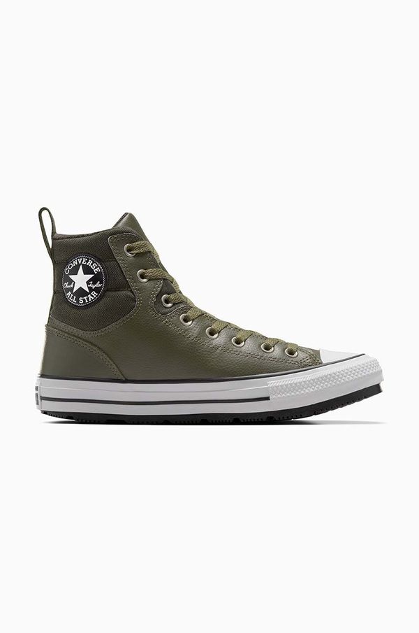 Converse Superge Converse Chuck Taylor All Star Berkshire Boot moške, zelena barva, A08563C