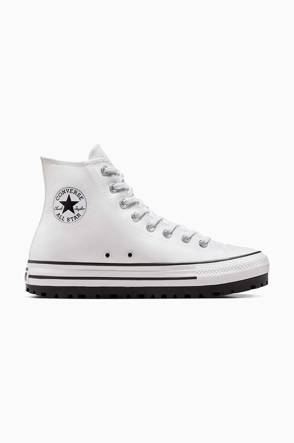 Converse Superge Converse Chuck Taylor All Star City Trek ženske, bela barva, A06775C