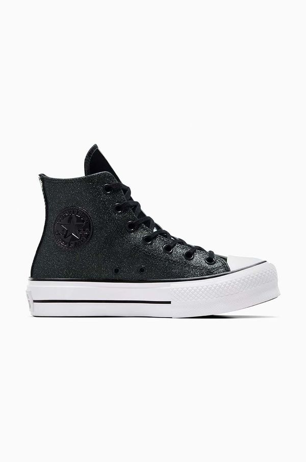 Converse Superge Converse Chuck Taylor All Star Lift ženske, črna barva, A05436C