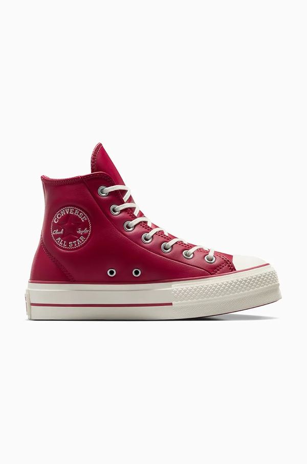 Converse Superge Converse Chuck Taylor All Star Lift ženske, rdeča barva, A11161C