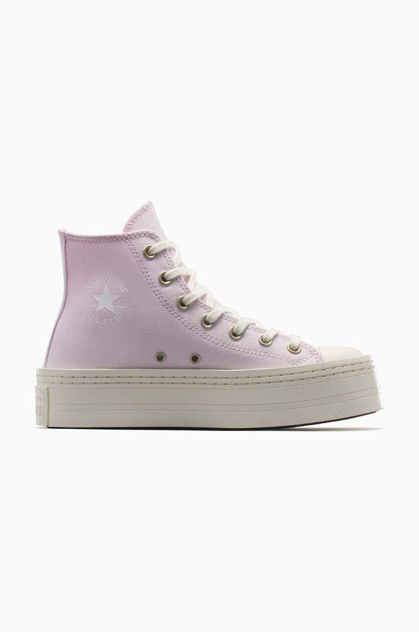 Converse Superge Converse Chuck Taylor All Star Modern Lift ženske, roza barva, A07578C