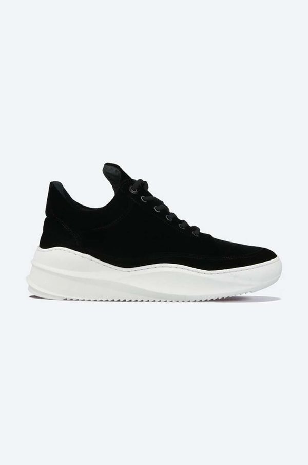 Filling Pieces Superge Filling Pieces Low Top Sky Velvet črna barva, 25527611861