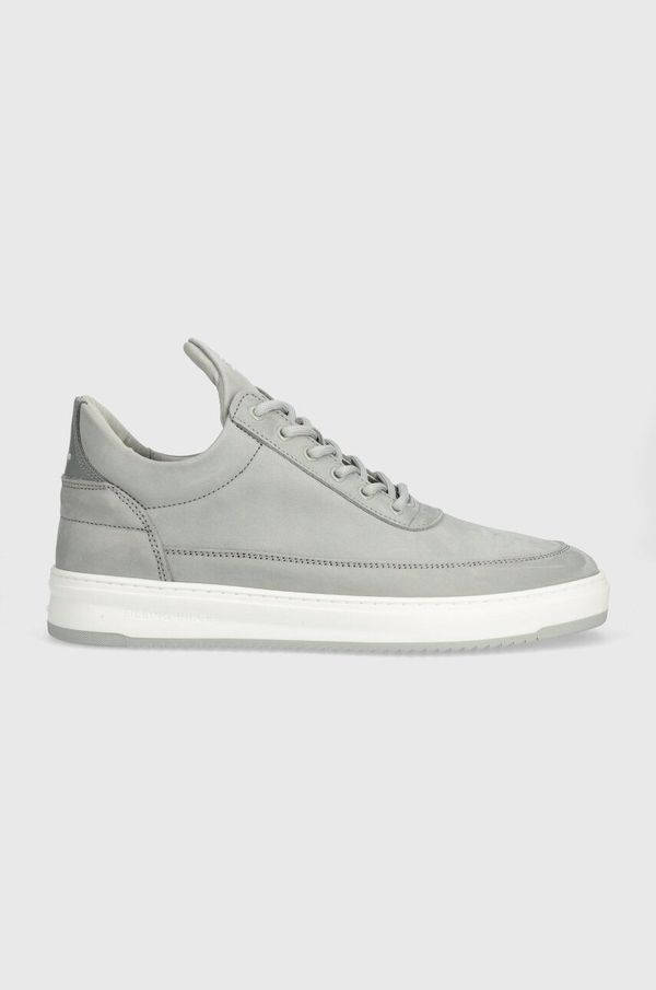 Filling Pieces Superge iz nubuka Filling Pieces Low Top Base siva barva, 10120591288