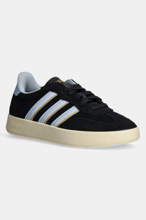 adidas Superge iz semiša adidas Barreda črna barva, JP7108
