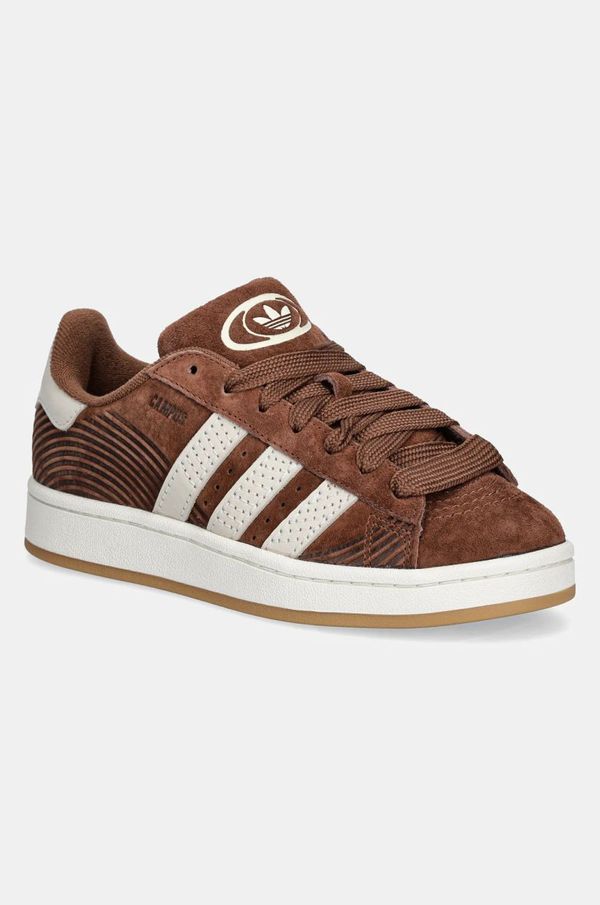 adidas Originals Superge iz semiša adidas Originals Campus 00s rjava barva, JQ7671