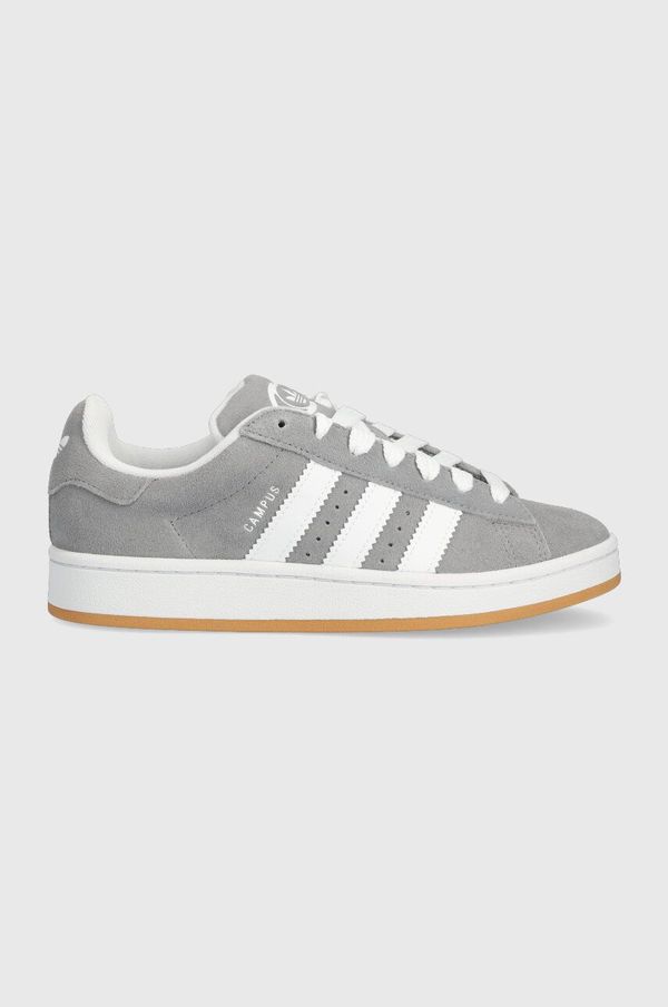 adidas Originals Superge iz semiša adidas Originals Campus 00s siva barva, HQ6507 HQ6507