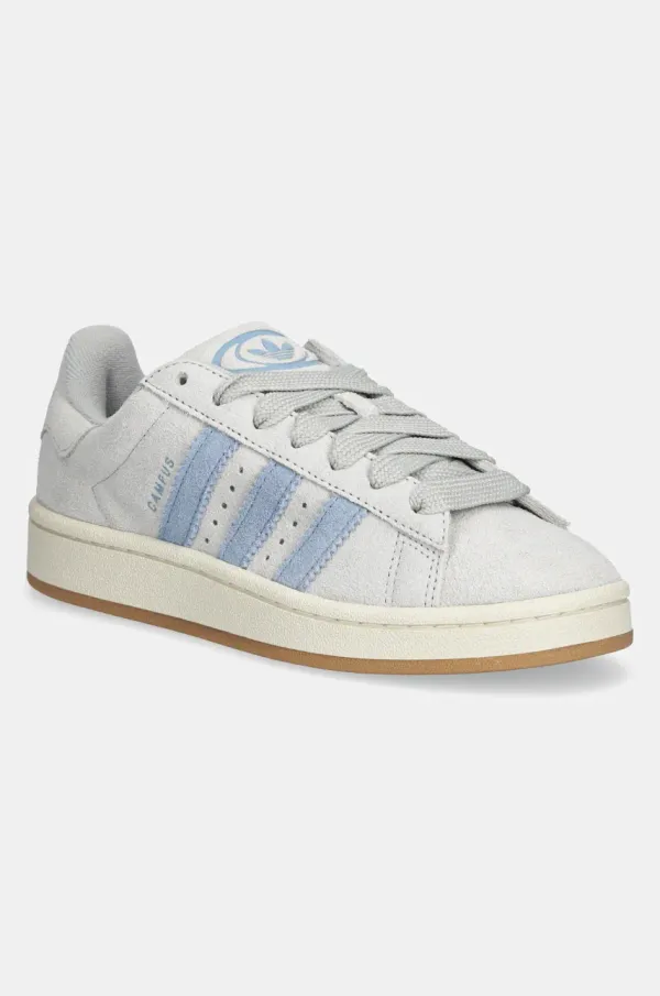 adidas Originals Superge iz semiša adidas Originals Campus 00s ženske, siva barva, JH5627