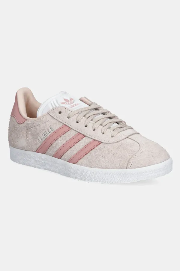 adidas Originals Superge iz semiša adidas Originals Gazelle oranžna barva, JH7214