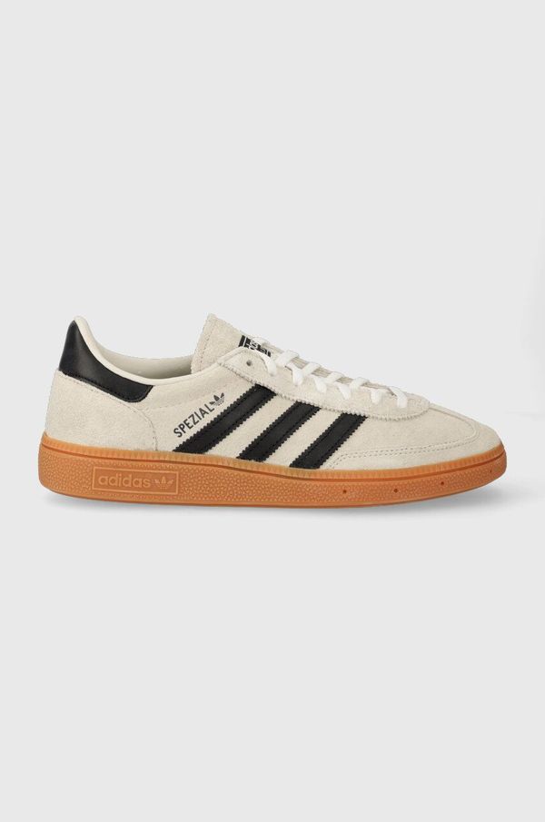 adidas Originals Superge iz semiša adidas Originals HANDBALL SPEZIAL bež barva