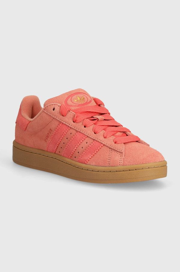 adidas Originals Superge iz semiša adidas Originals oranžna barva, IE5587