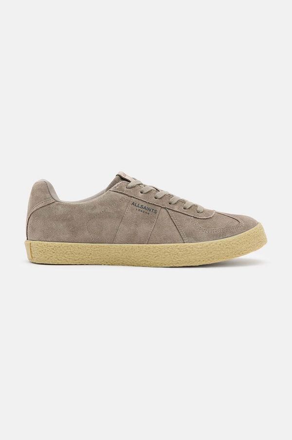 AllSaints Superge iz semiša AllSaints Jaimee Suede Sneaker bež barva, W092FB