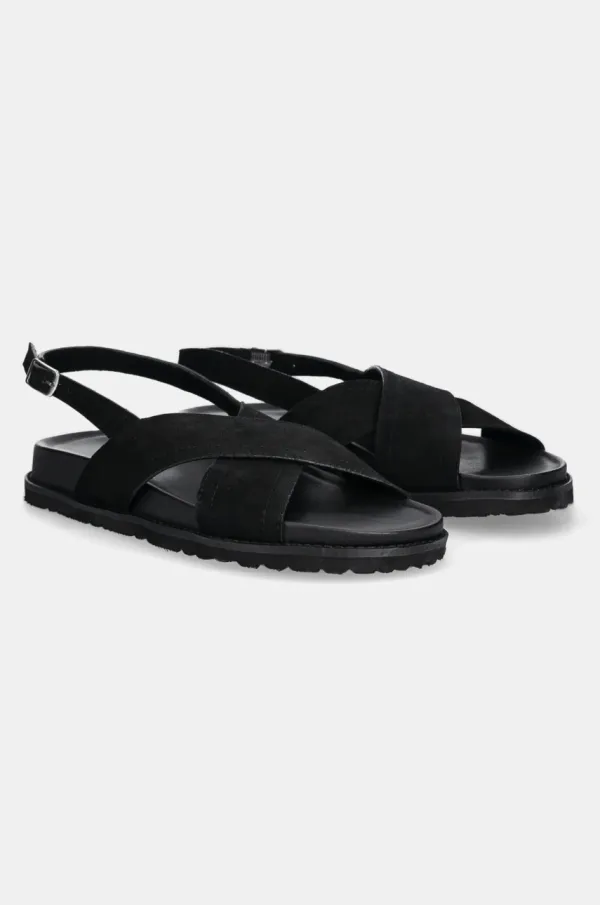 Answear Lab Superge iz semiša Answear Lab črna barva