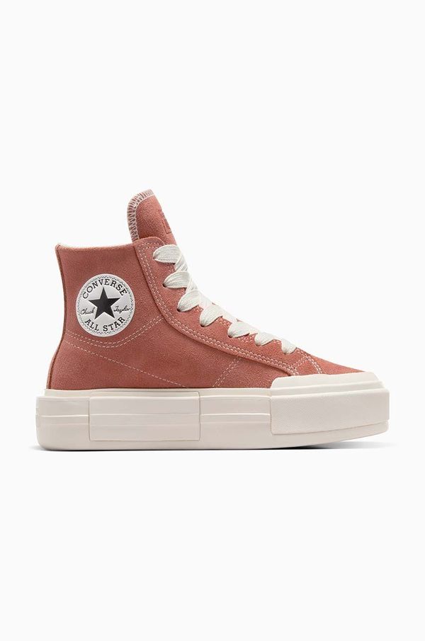 Converse Superge iz semiša Converse Chuck Taylor All Star Cruise oranžna barva, A10437C