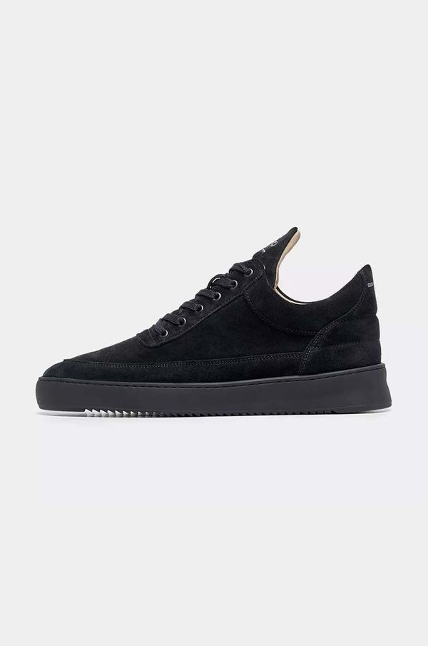 Filling Pieces Superge iz semiša Filling Pieces črna barva