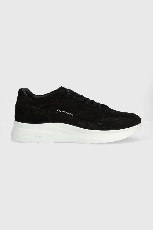 Filling Pieces Superge iz semiša Filling Pieces črna barva