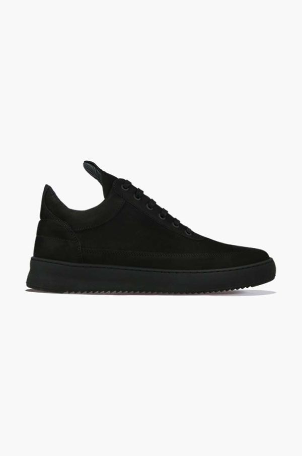 Filling Pieces Superge iz semiša Filling Pieces Low Top Ripple črna barva, 30425441861