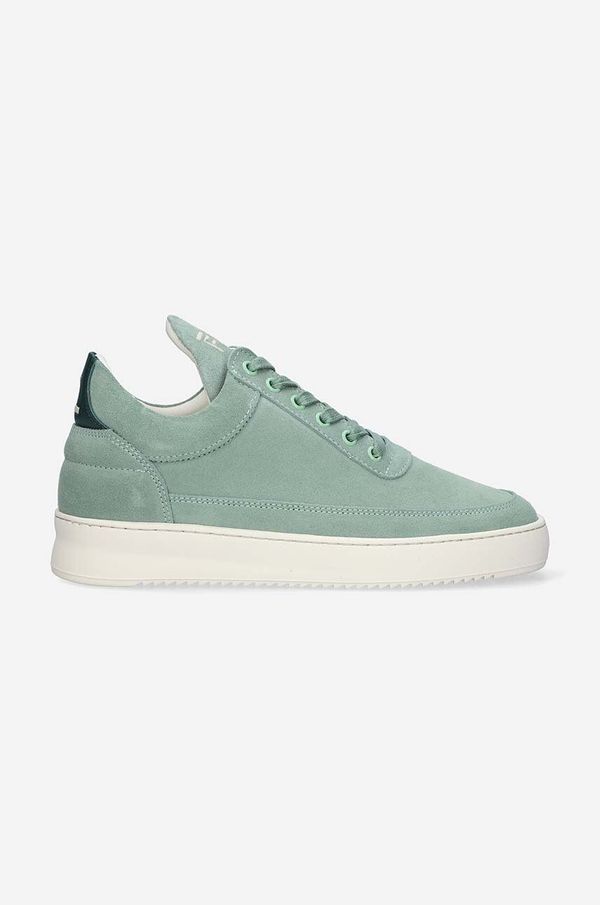 Filling Pieces Superge iz semiša Filling Pieces zelena barva, 10122792080