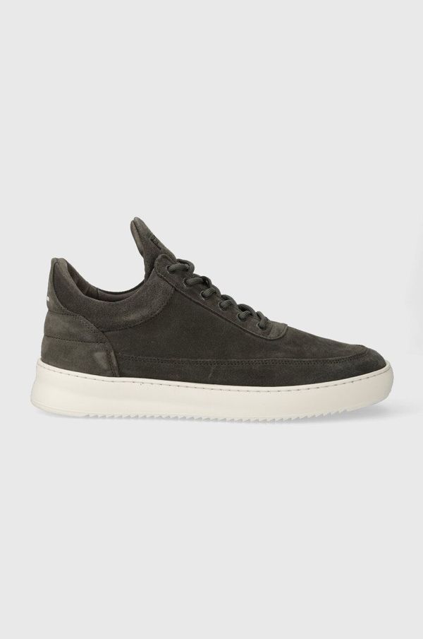 Filling Pieces Superge iz semiša Filling Pieces zelena barva