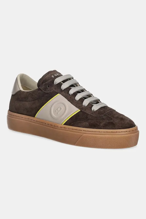 Furla Superge iz semiša Furla Enjoy Lace-Up Sneaker