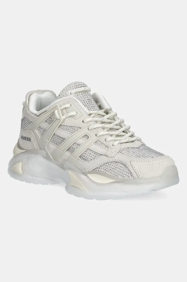 Guess Superge iz semiša Guess BELLUNA bež barva, FLPBLL SUE12