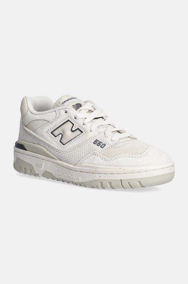 New Balance Superge iz semiša New Balance 550 bež barva, BBW550RF