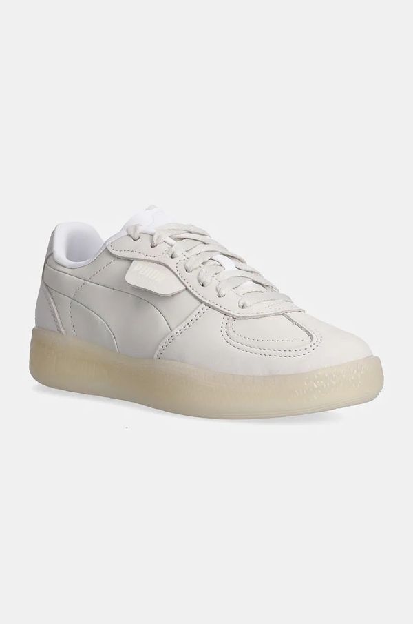 Puma Superge iz semiša Puma Palermo Moda Elevated Wns siva barva, 398527