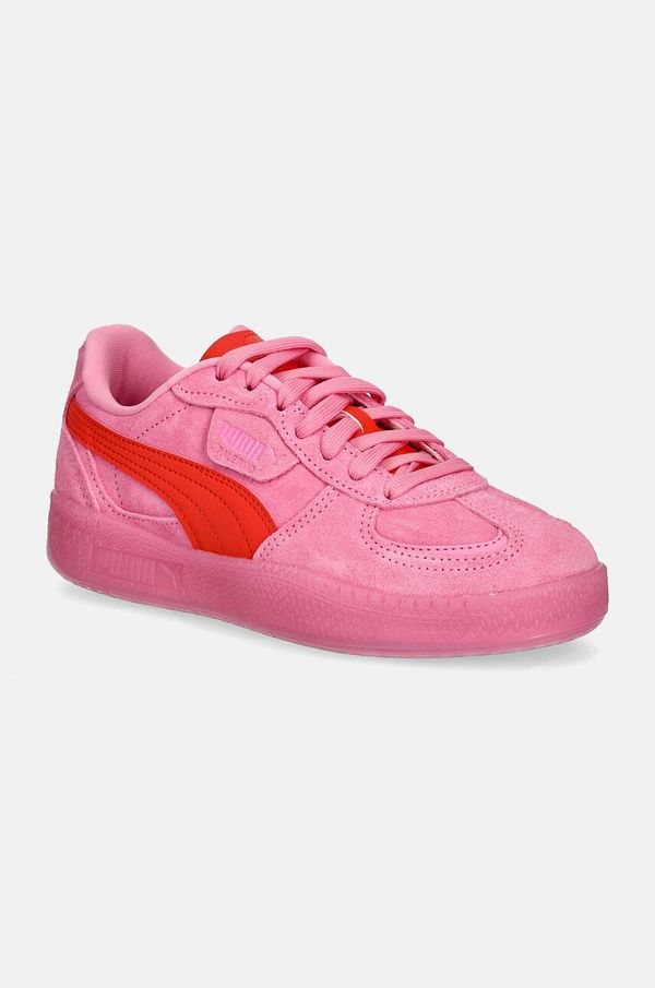 Puma Superge iz semiša Puma Palermo Moda Xtra roza barva, 398534