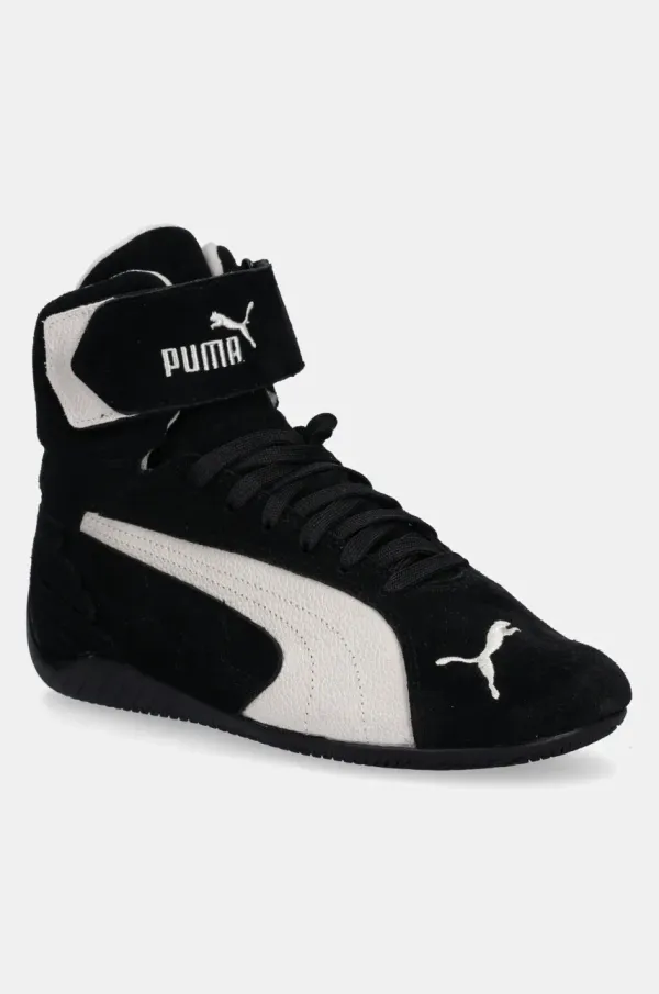 Puma Superge iz semiša Puma Speedcat Mid črna barva, 400384