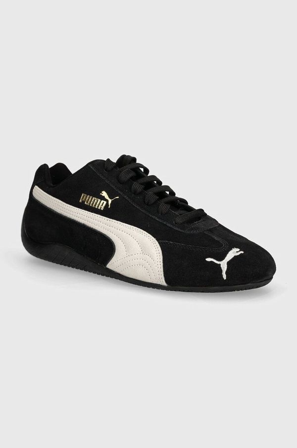 Puma Superge iz semiša Puma Speedcat OG črna barva, 398846