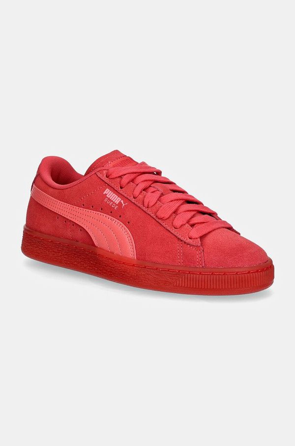 Puma Superge iz semiša Puma Suede Classic Translucent rdeča barva, 398818