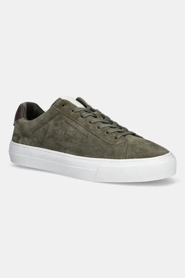 Tommy Hilfiger Superge iz semiša Tommy Hilfiger PREMIUM DRESS CUPSOLE SUEDE