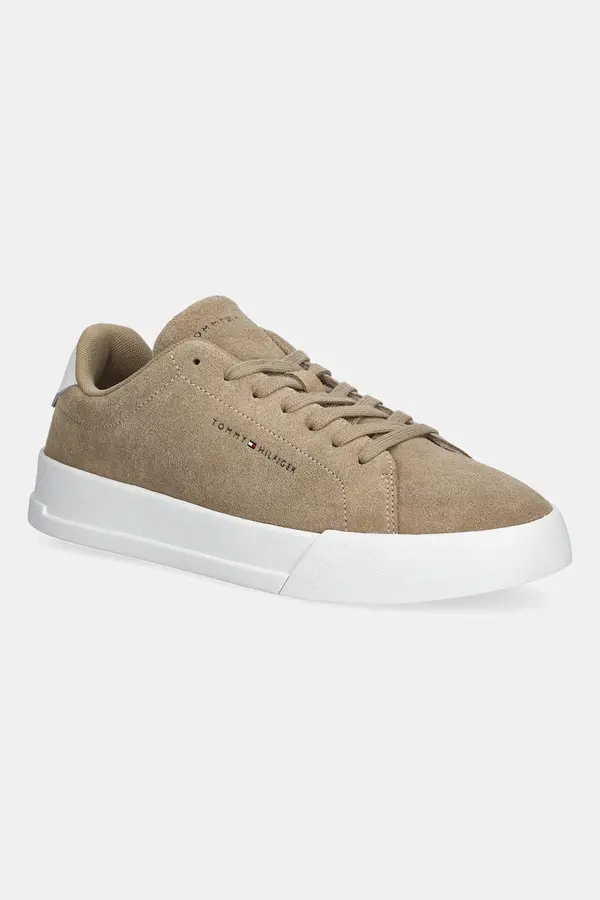 Tommy Hilfiger Superge iz semiša Tommy Hilfiger TH COURT CORE SUEDE