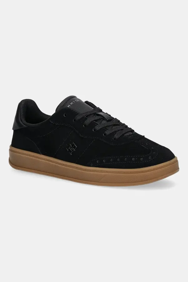 Tommy Hilfiger Superge iz semiša Tommy Hilfiger TH HERITAGE SNEAKER