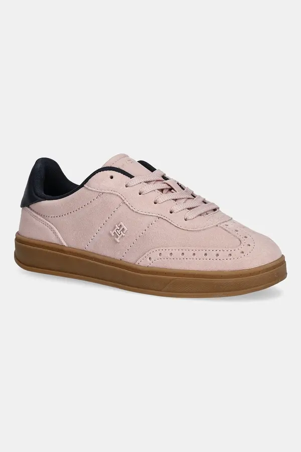 Tommy Hilfiger Superge iz semiša Tommy Hilfiger TH HERITAGE SNEAKER
