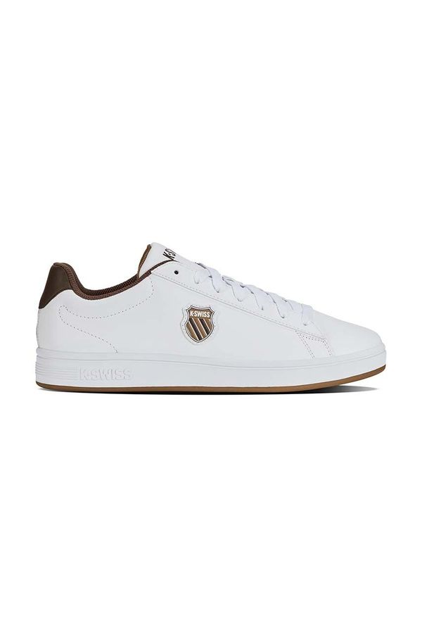 K-Swiss Superge K-Swiss COURT SHIELD bela barva, 06599.919.M