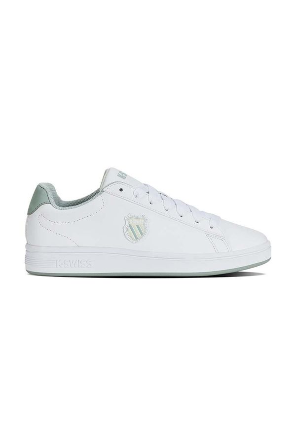 K-Swiss Superge K-Swiss COURT SHIELD bela barva, 96599.134.M