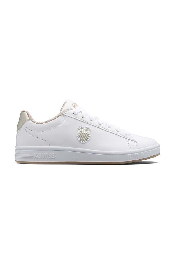 K-Swiss Superge K-Swiss COURT SHIELD bela barva, 96599.997.M