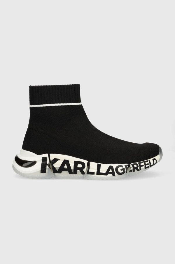 Karl Lagerfeld Superge Karl Lagerfeld Quadra črna barva