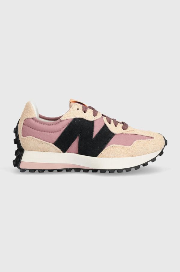 New Balance Superge New Balance 327 roza barva, WS327WE