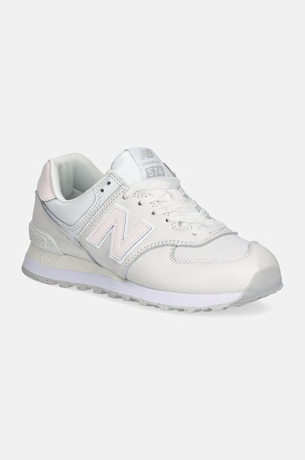 New Balance Superge New Balance 574 bela barva, WL574FJ2