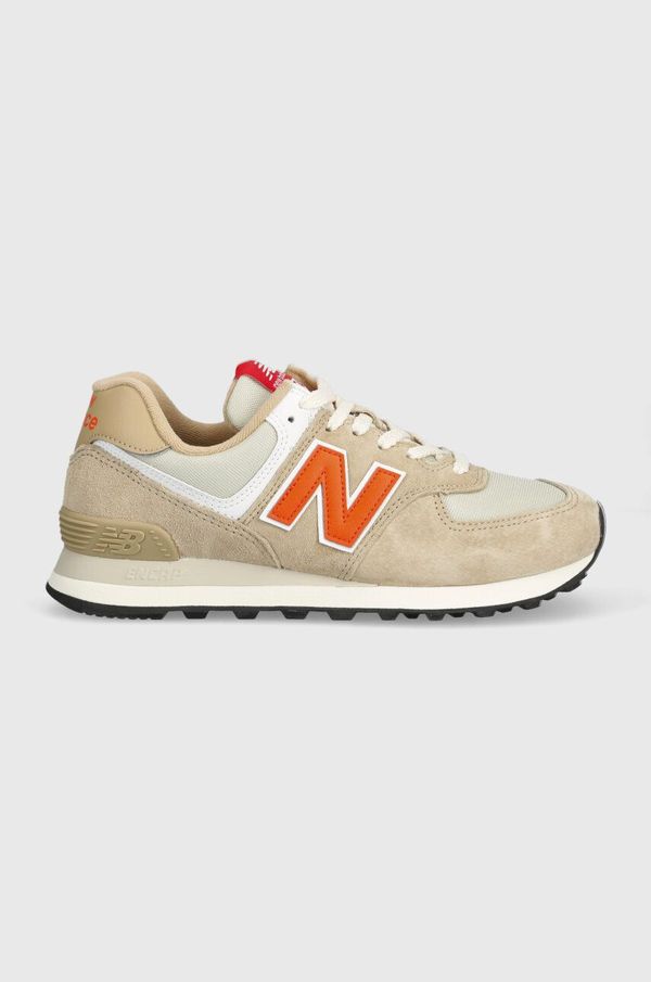 New Balance Superge New Balance 574 bež barva