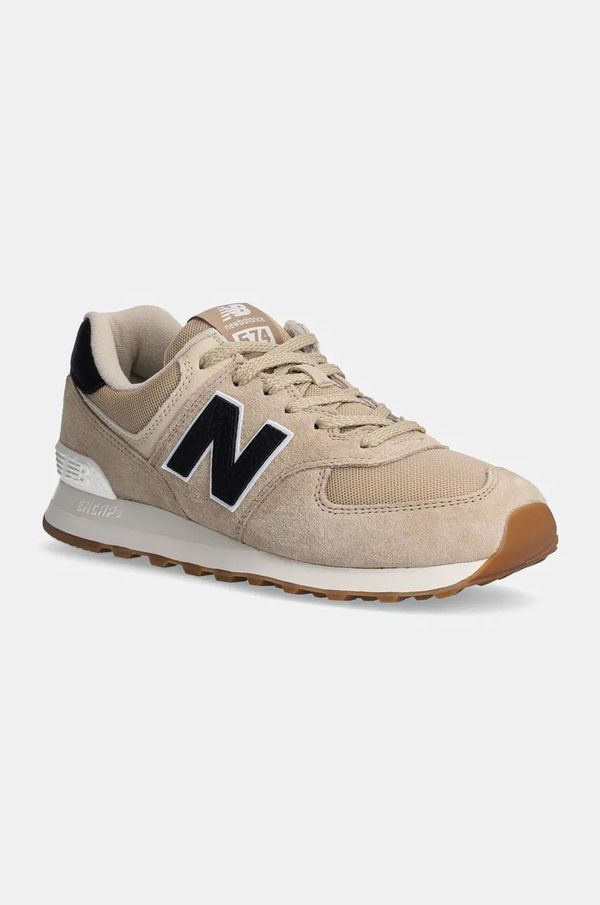 New Balance Superge New Balance 574 bež barva, U574RAC