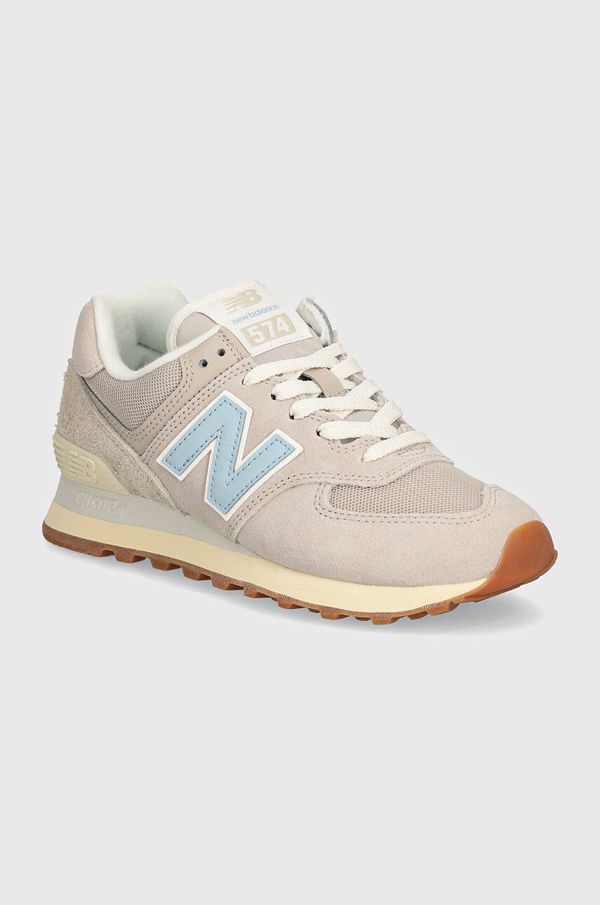 New Balance Superge New Balance 574 bež barva, WL574GQ2